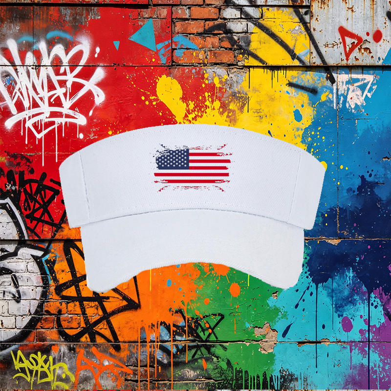 Unisex Classic Mesh Hat with Distressed American Flag Print – Lightweight Breathable Sun Cap for Outdoor Activities, Travel, and Casual Wear – Ideal for Adults Seeking Patriotic Style and Comfort
