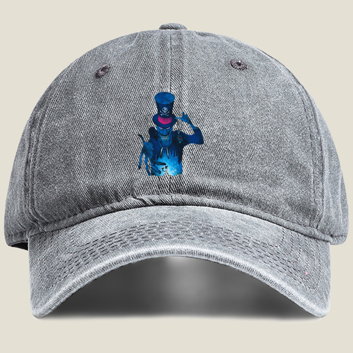 Hades and Percy Jackson - Washed Denim - Baseball Cap
