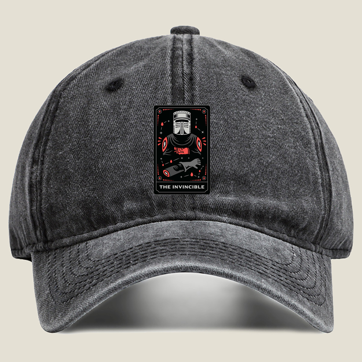 The Invincible Knight - Washed Denim - Baseball Cap