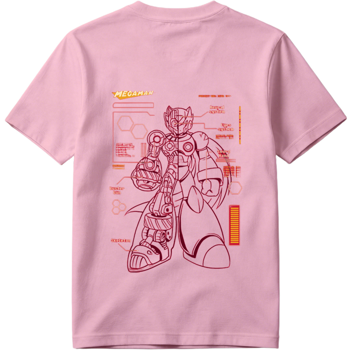Megaman Zero: Project Zero 1593 Technical Blueprint - Tee