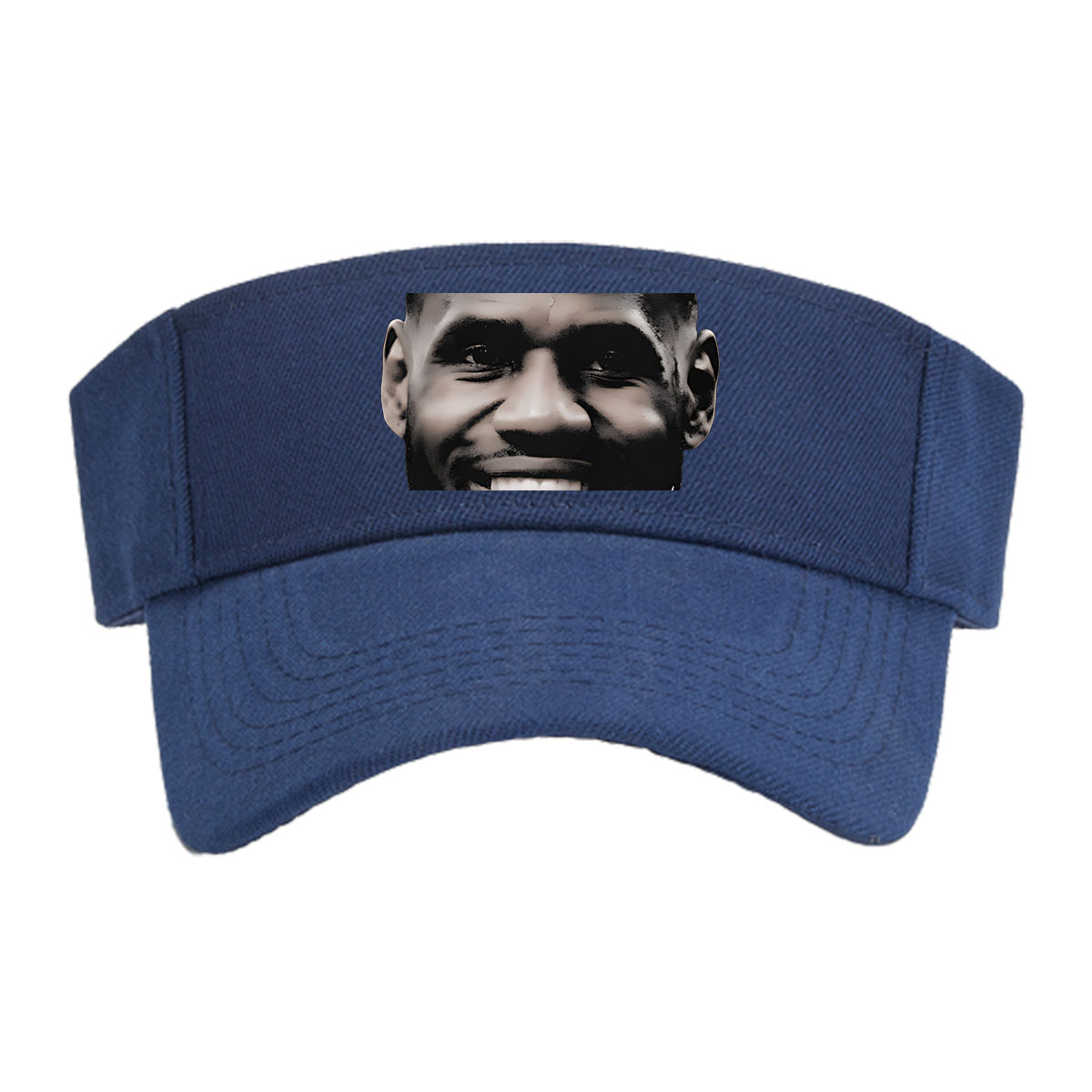 LeBron James Smiling Portrait with Signature -  Visor cap