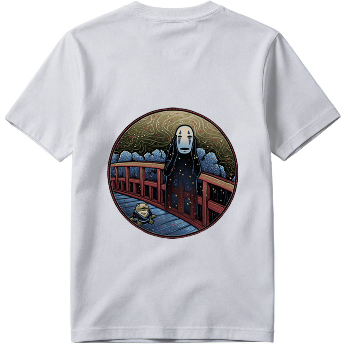 Spirited Away: No-Face and Frog on Bridge - Tee