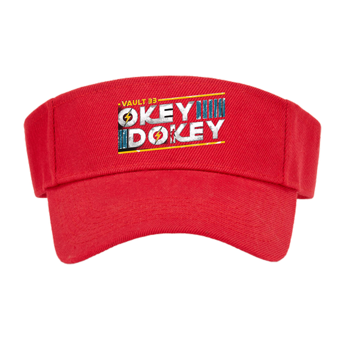 Vault 33: Okey Dokey – Fallout Themed Event with Lightning and Silhouette Design -  Visor cap