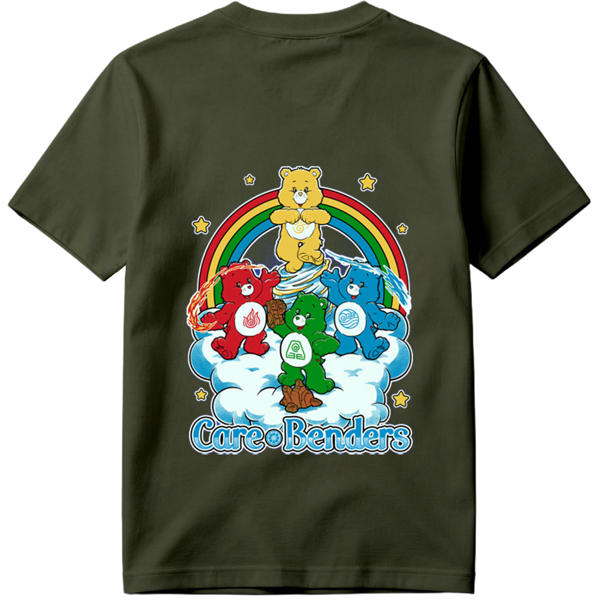 Care Bears and Avatar: The Last Airbender Crossover - Care Benders - Tee