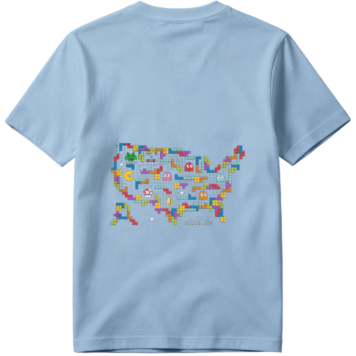Pac-Man USA Map Adventure - Tee