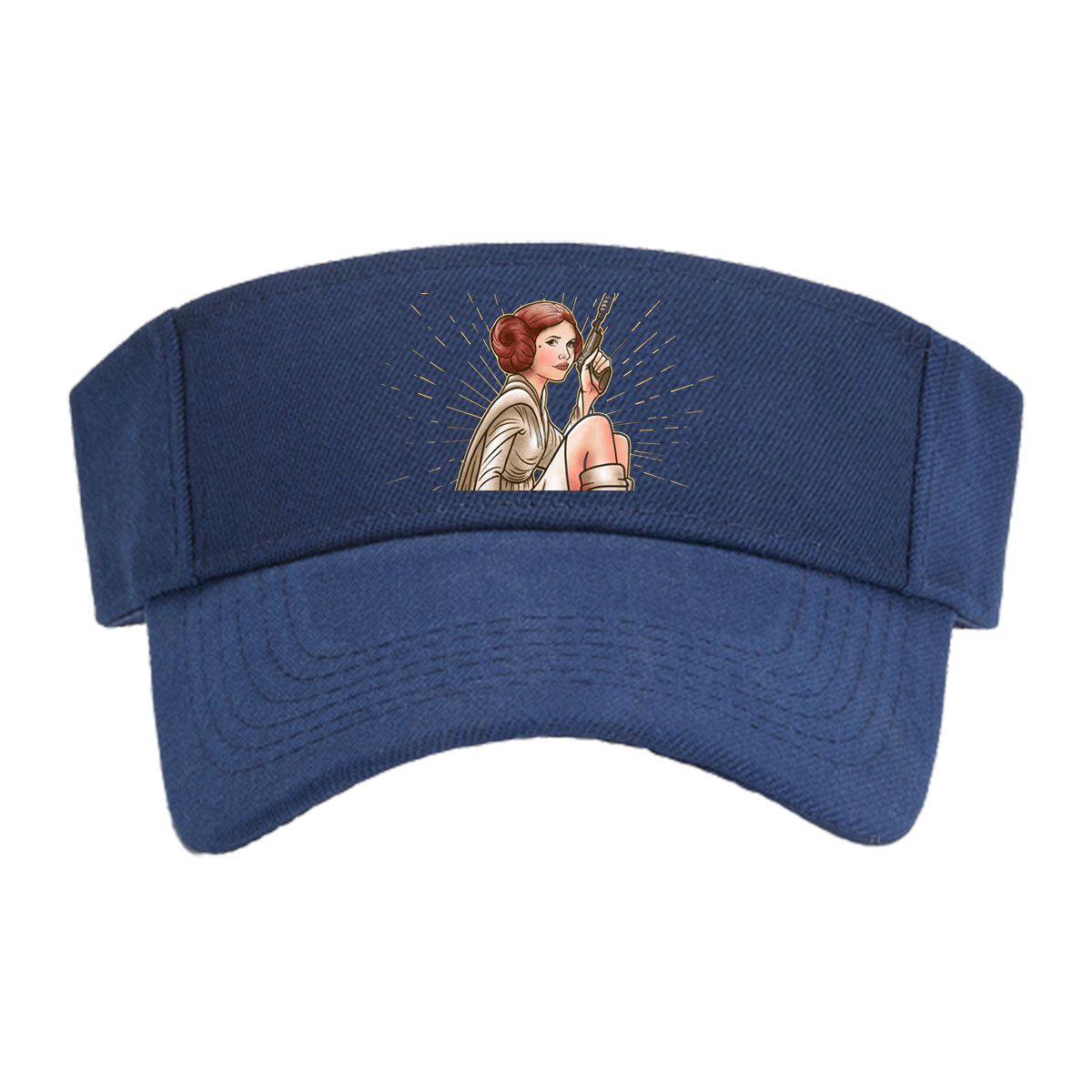 Rebel: Princess Leia Organa with Blaster, Star Wars Icon -  Visor cap