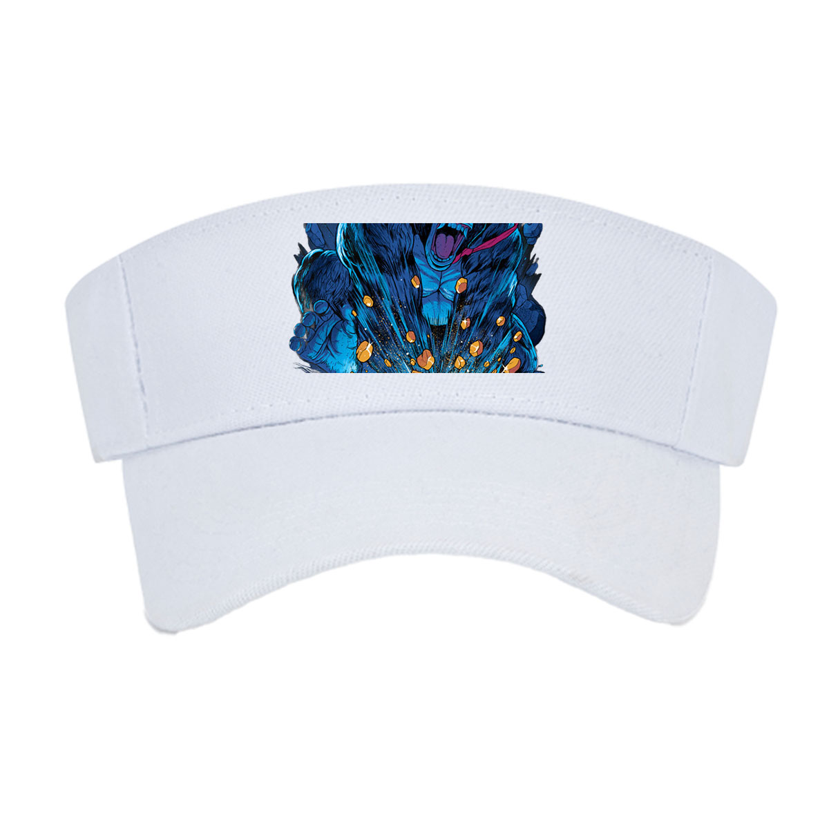 Gorilla King Unleashes Cosmic Power in Epic Clash -  Visor cap