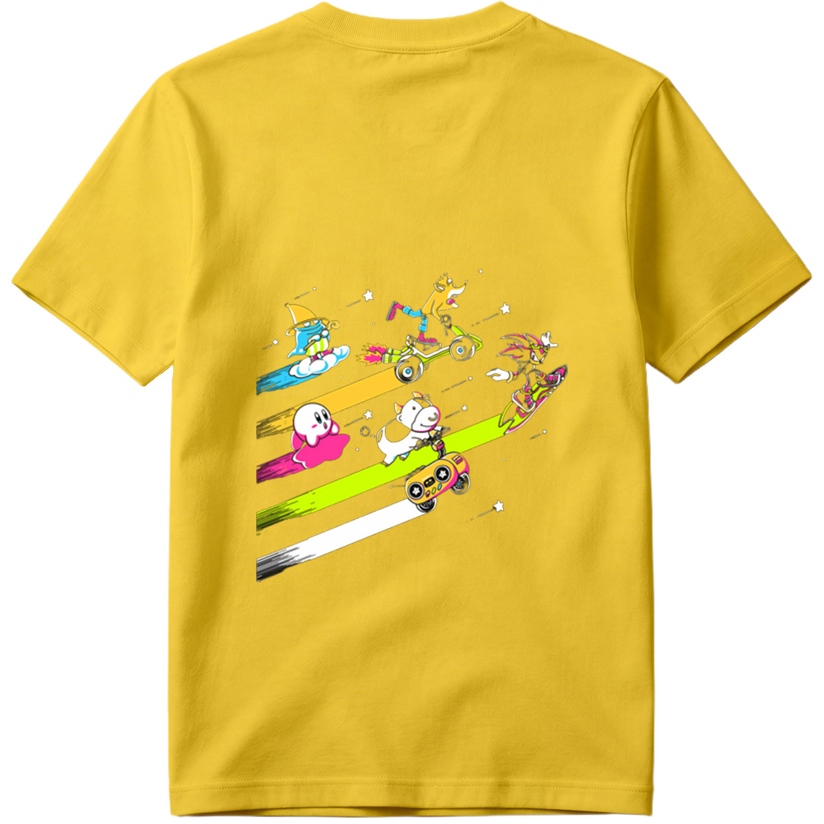 Sonic, Kirby, and Friends Racing Through Space - Tee