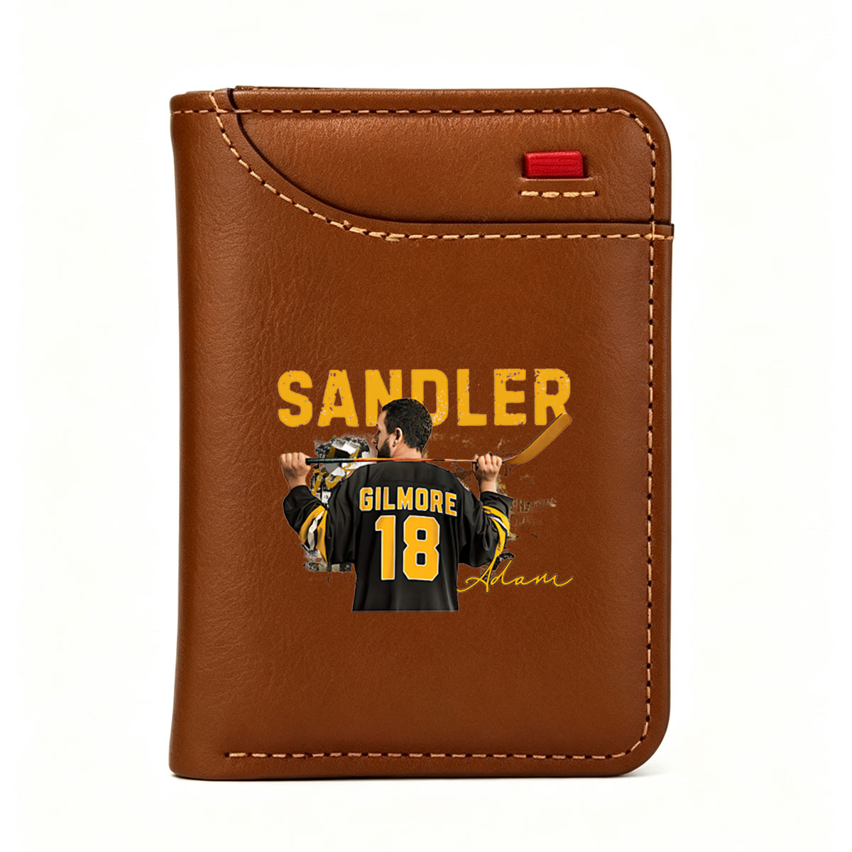 Adam Sandler as Gilmore, Hockey Player #18 - Vertical Style Wallet