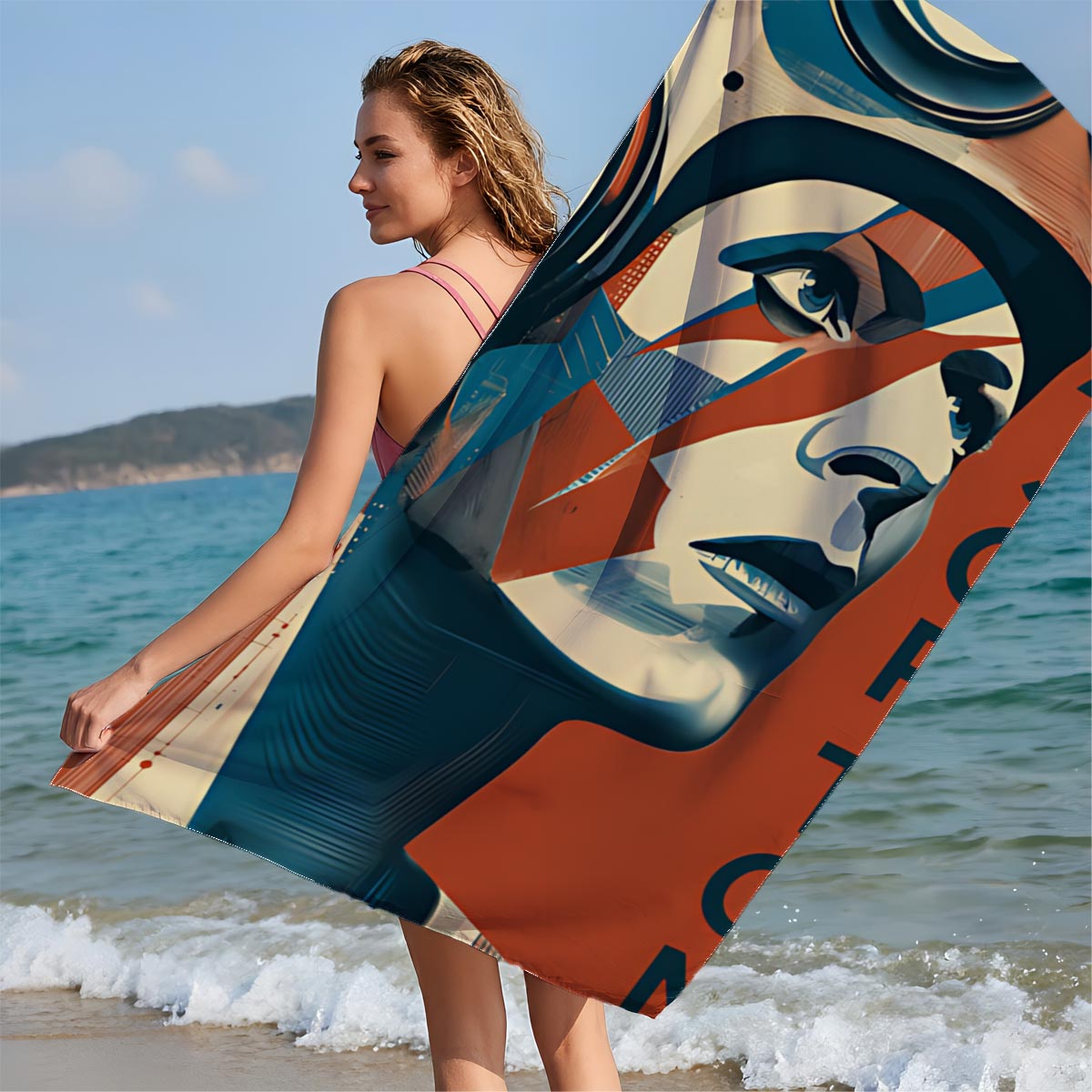 Major Tom: Astronaut in Space Odyssey - Beach towels
