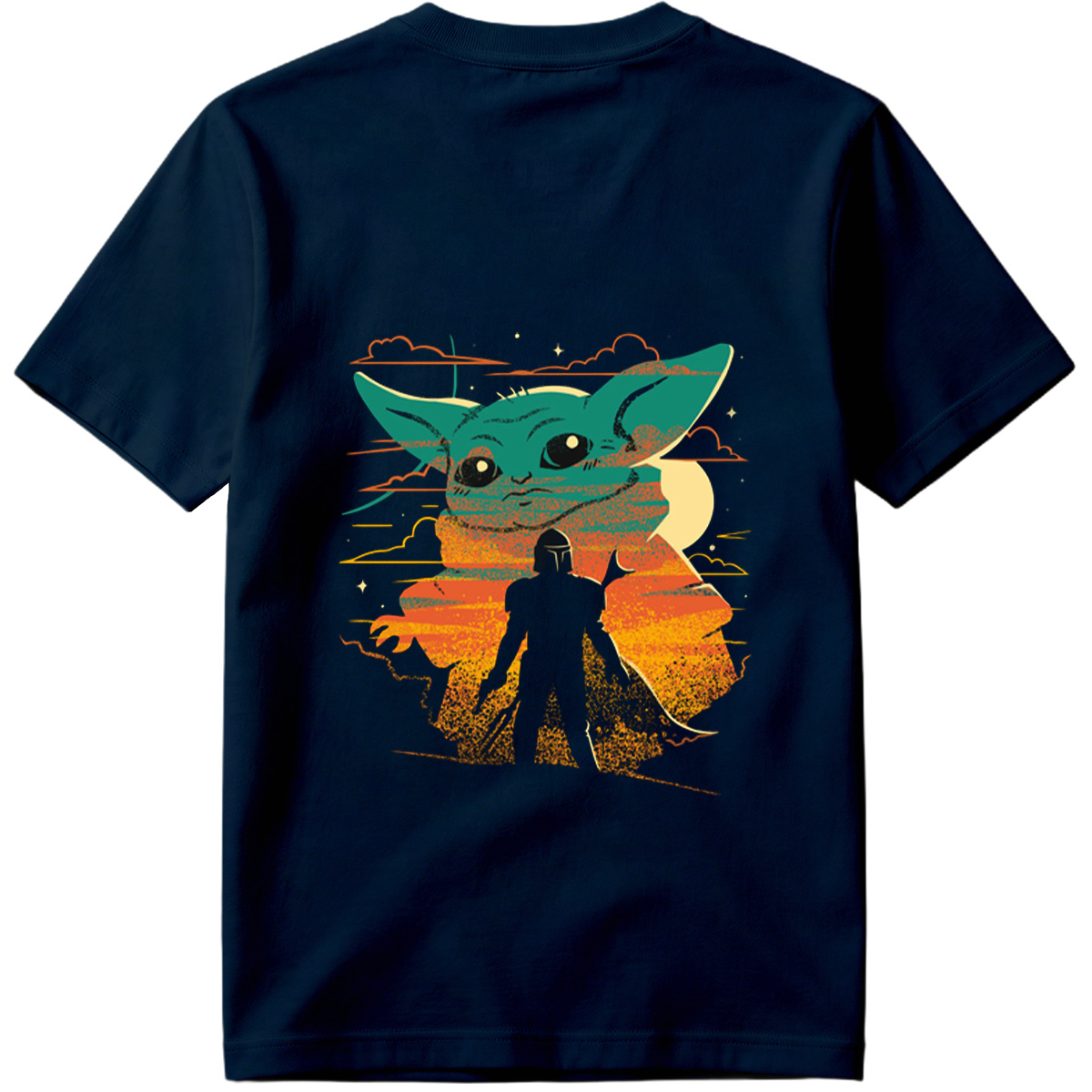 The Mandalorian and Grogu Sunset - Tee