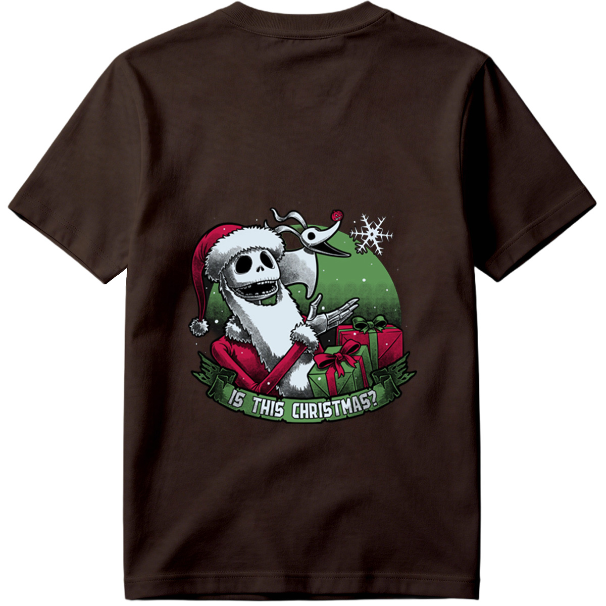 Jack Skellington and Zero - Is This Christmas? - Tee