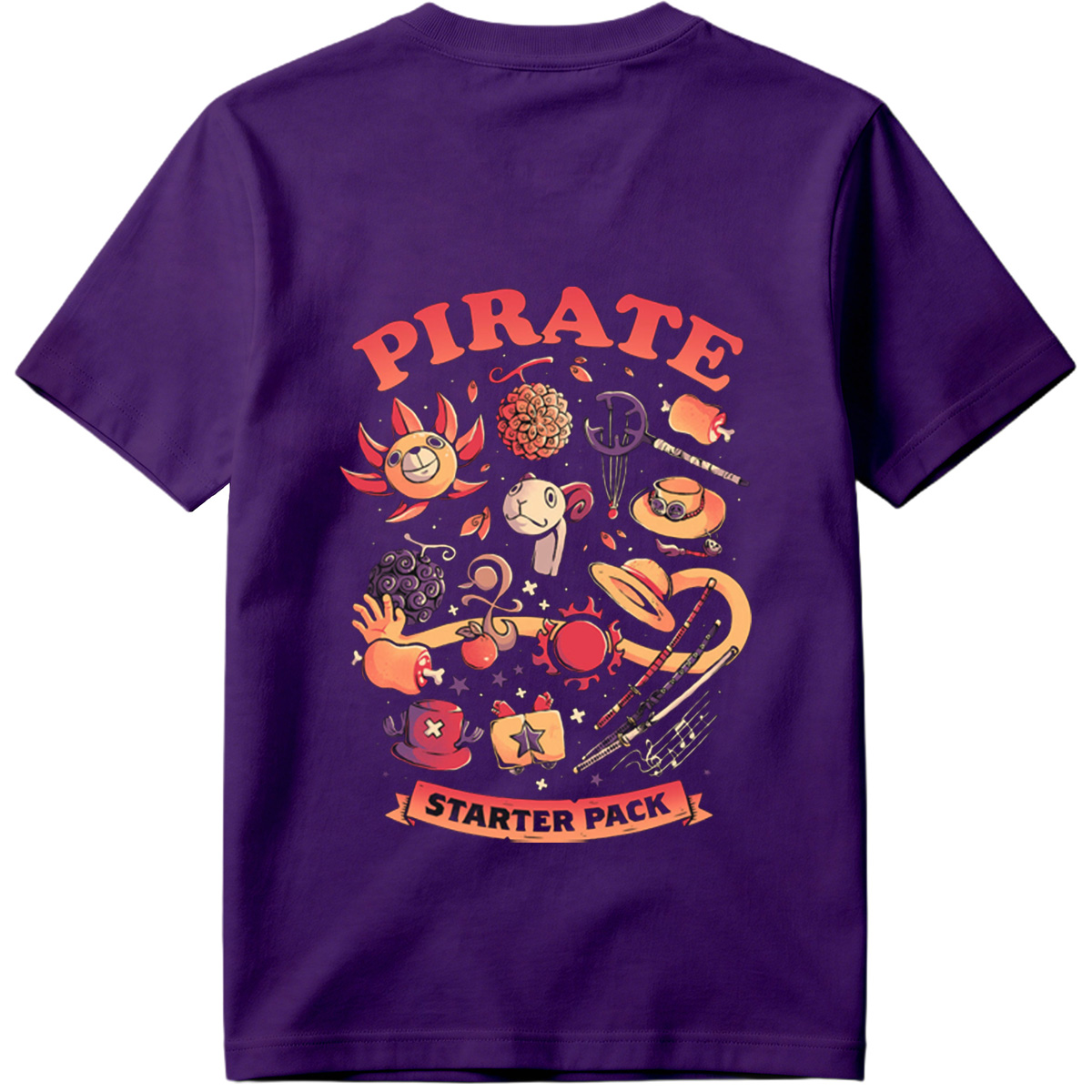 Pirate Starter Pack: A Whimsical Adventure with Captain and Crew - Tee