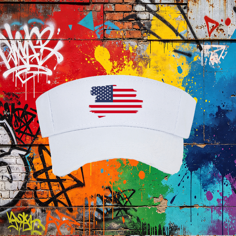 Unisex Classic Mesh Back Hat with American Flag Print - Lightweight Breathable Sun Cap for Outdoor Activities, Perfect for Men and Women Seeking Patriotic Style in Summer, Camping, Fishing, or Casual Wear