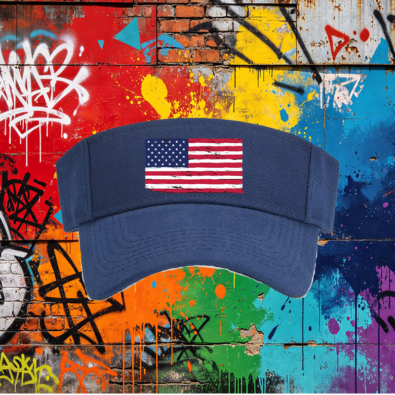 Unisex Classic Mesh Back Cap with Vintage American Flag Print - Perfect for Outdoor Activities, Beach, Camping, and Casual Wear - Ideal for Adults Seeking Patriotic Style and Sun Protection
