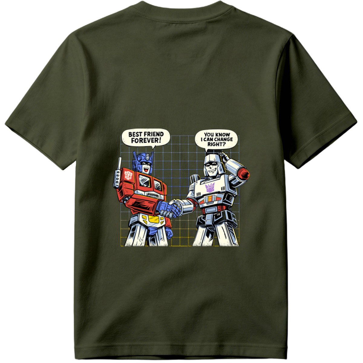 Transformers: Optimus Prime and Megatron Best Friends Forever - Tee