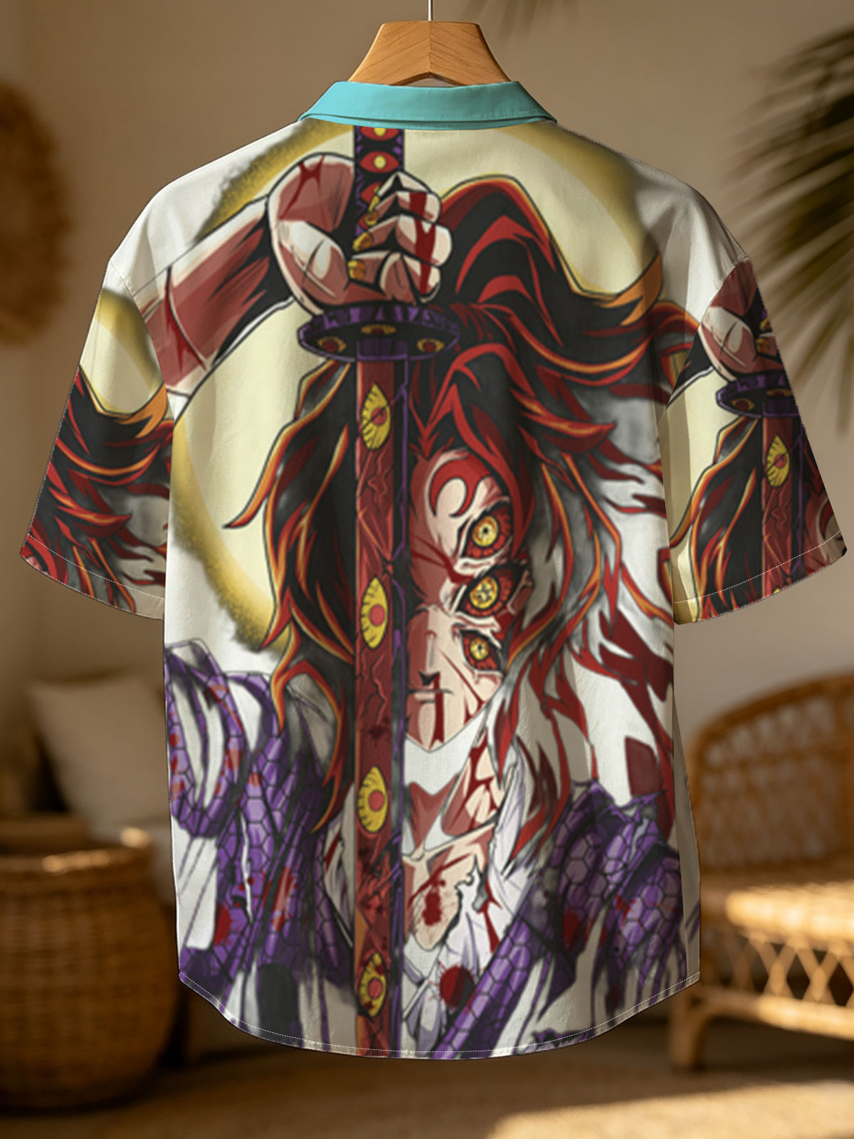 Demon Slayer: with Blood-Stained Sword and Fiery Eyes -  Shirt