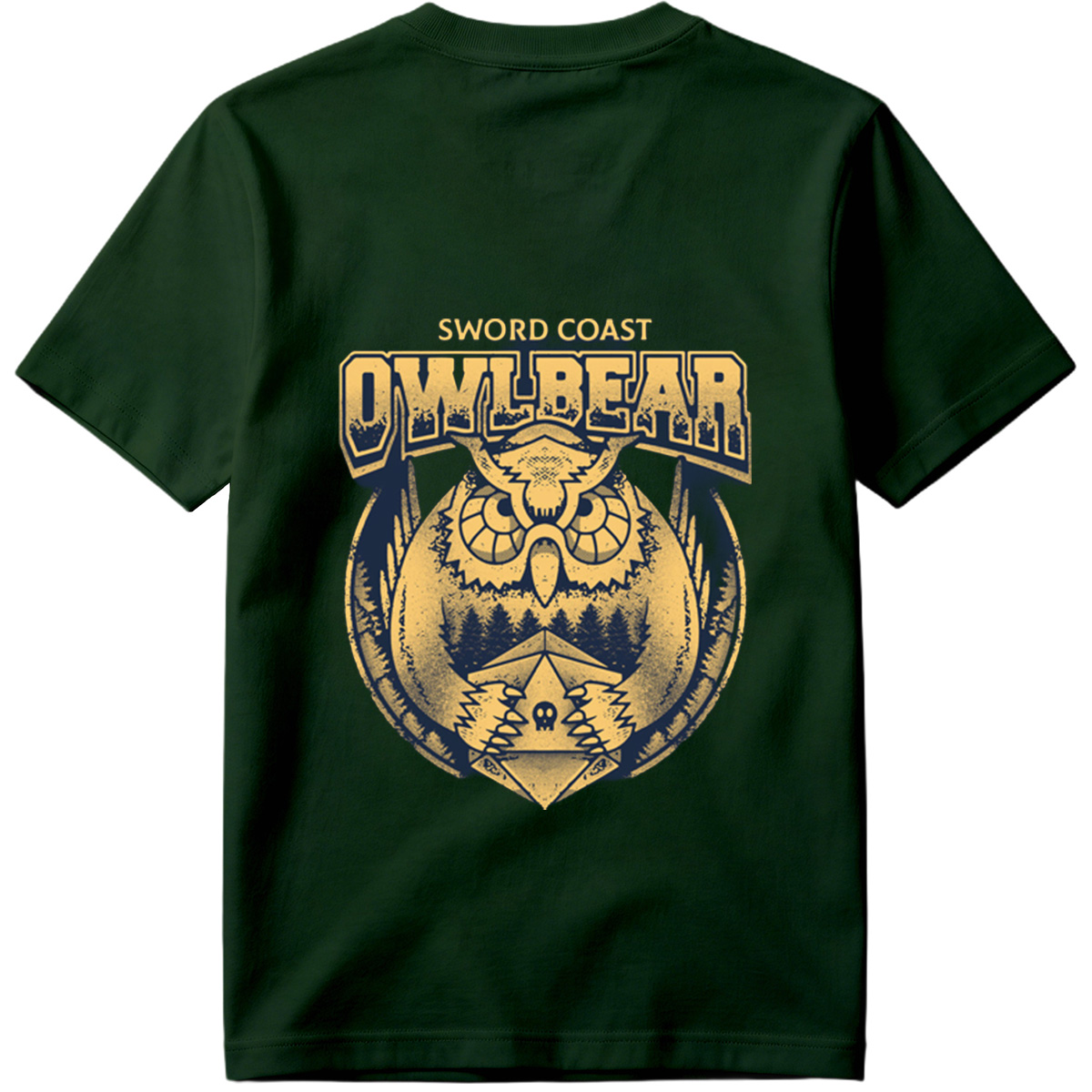 Sword Coast Owlbear: Fantasy Creature Emblem - Tee
