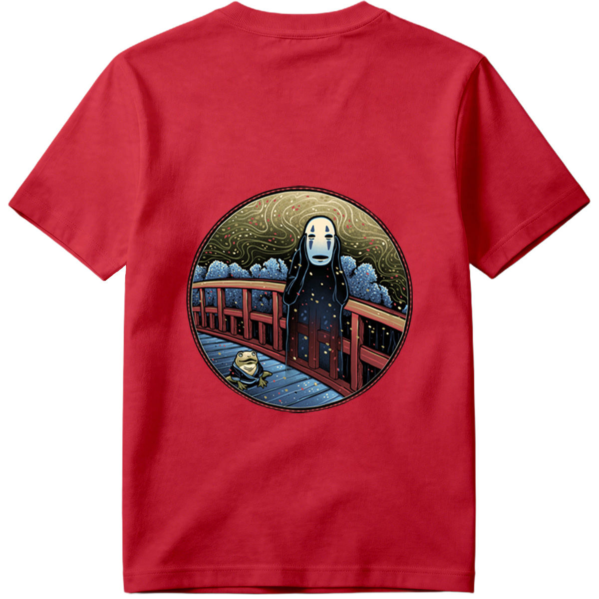 Spirited Away: No-Face and Frog on Bridge - Tee