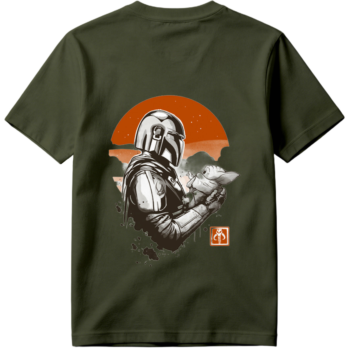 The Mandalorian and Grogu Under the Sunset - Tee
