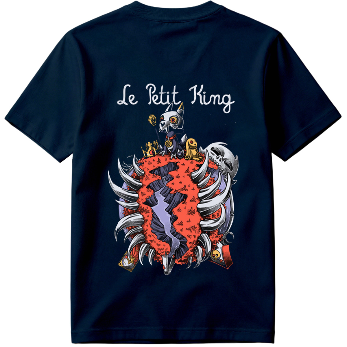 Le Petit King: The Skeletal Cat King and His Kingdom - Tee