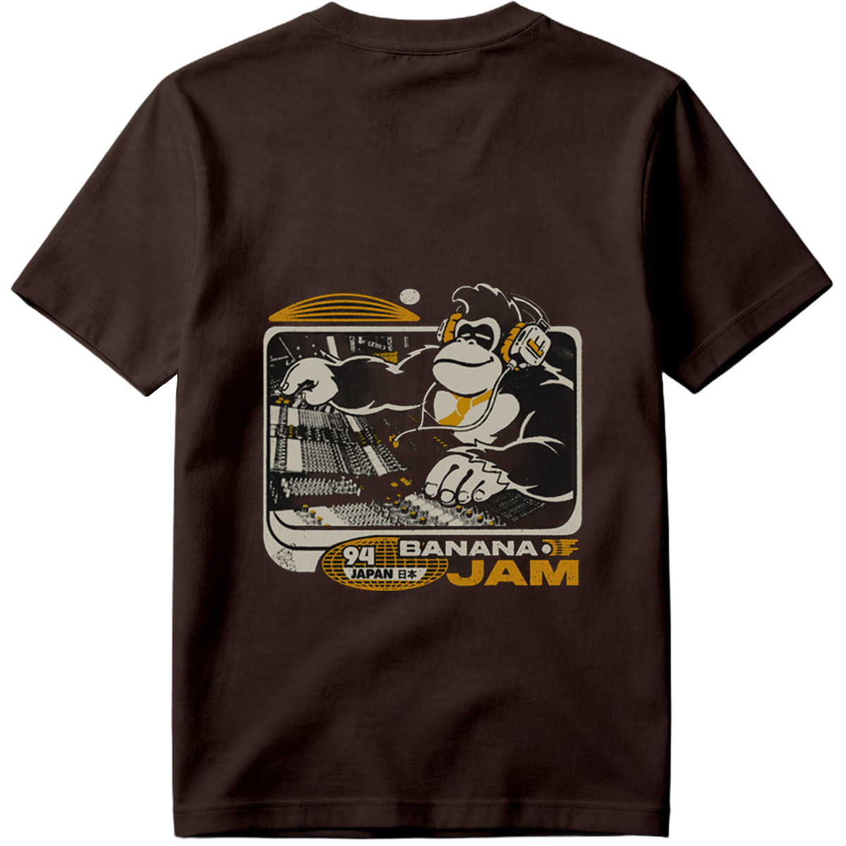 Banana Jam 94 Japan - Monkey DJ Character - Tee