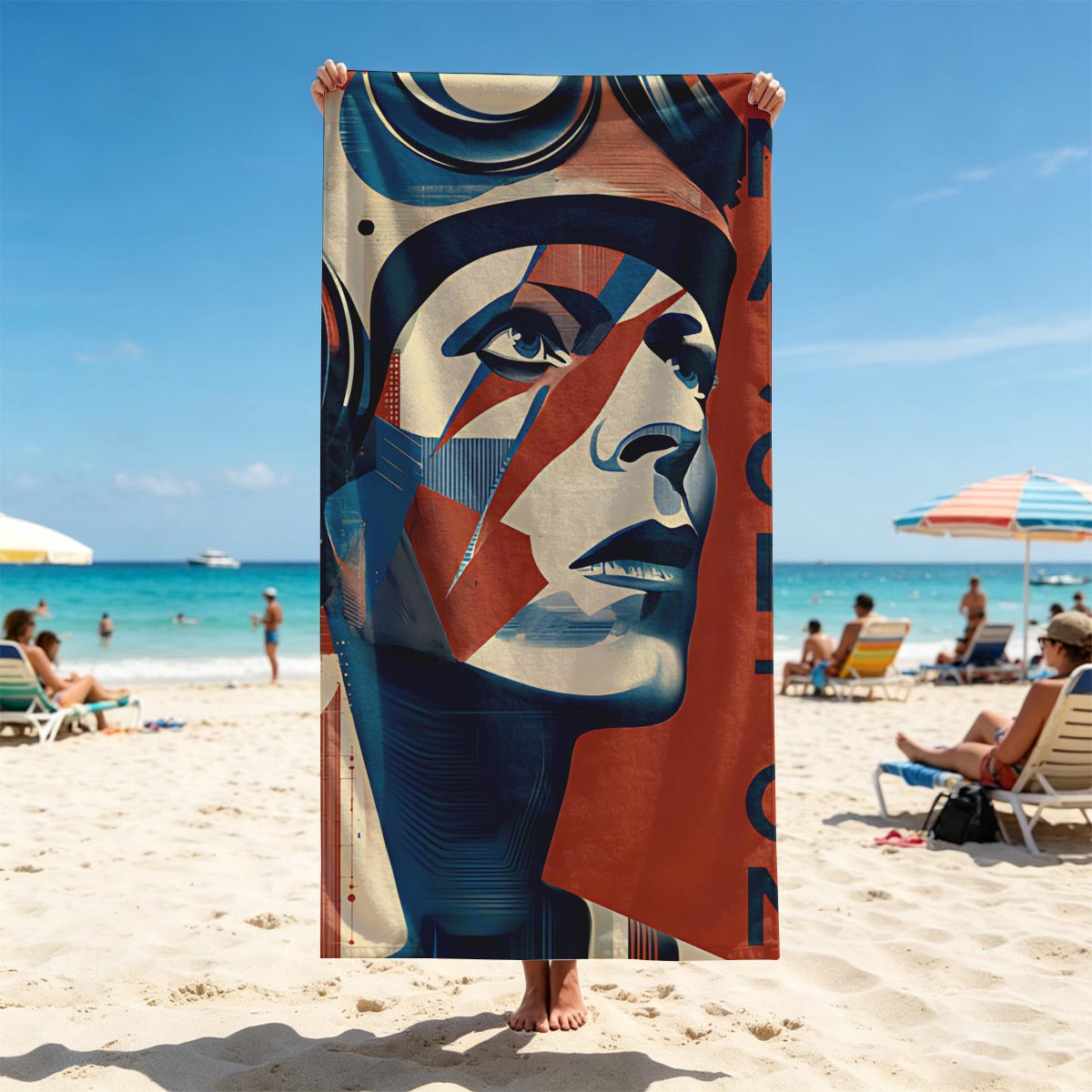 Major Tom: Astronaut in Space Odyssey - Beach towels