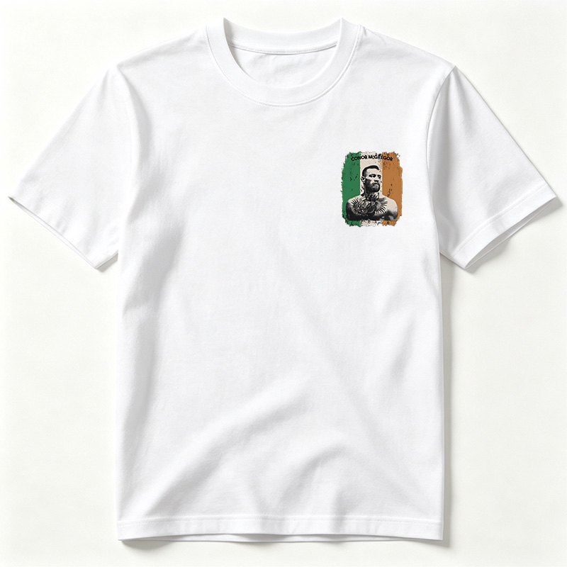 Conor McGregor: Irish MMA Champion with Dragon Tattoo - Tee