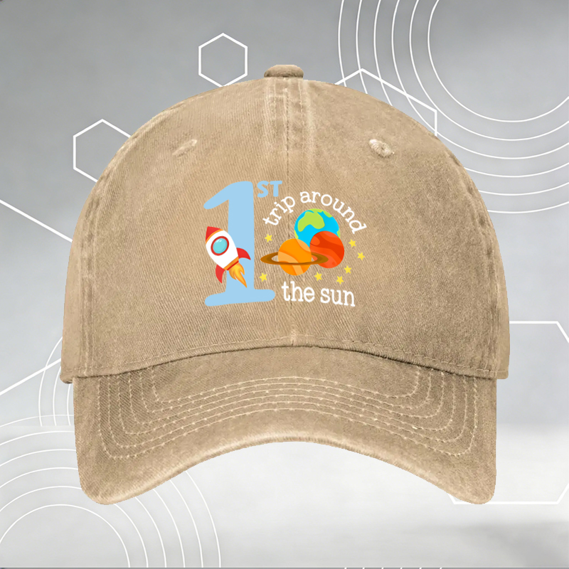 New Boat Waves Sun Rays Lake Days Printed Baseball Cap Unisex Adjustable Hat for Outdoor Summer Activities Men Women