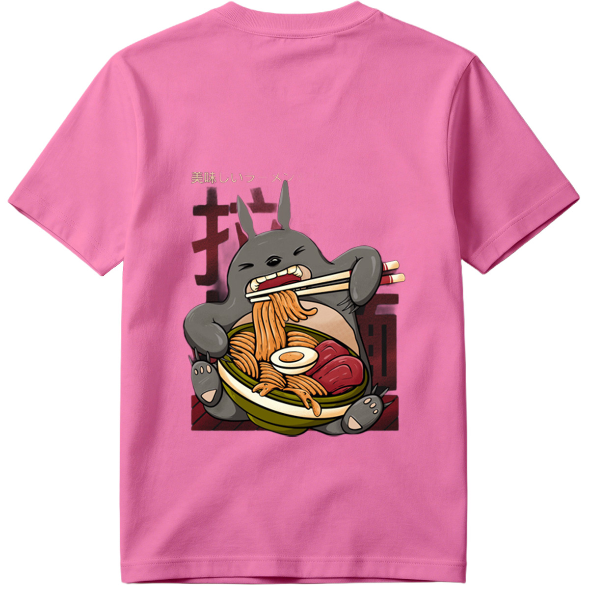 Totoro Enjoying Ramen - Tee