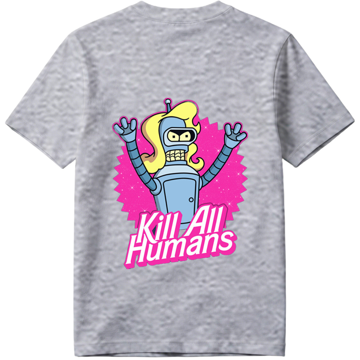 Futurama Bender Kill All Humans - Tee