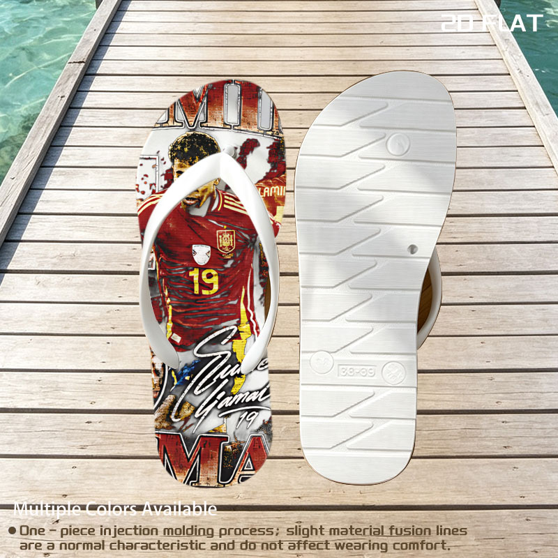 Lamine Yamal - Spanish Football Star, #19, National Team Player -  flip-flops