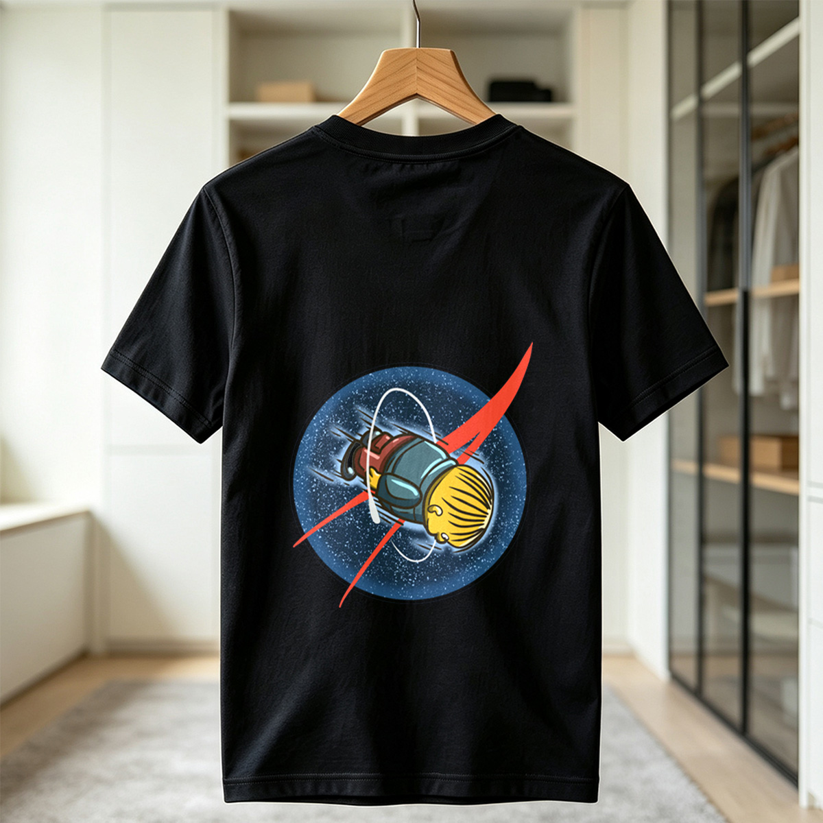 Space Adventure with a Robot Astronaut - Tee