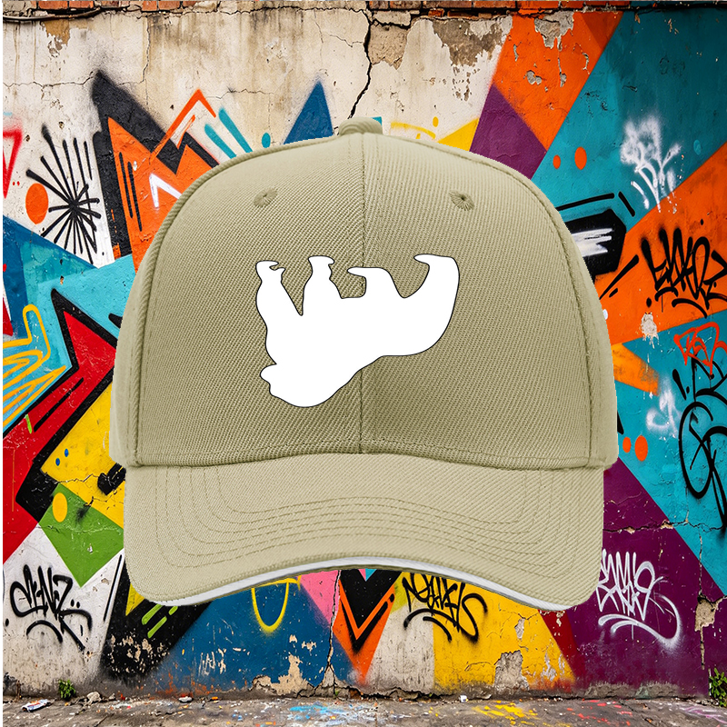 Unisex Classic Sandwich Hat with Lion Silhouette Print - Lightweight Cotton Baseball Cap for Outdoor Activities, Travel, and Casual Wear - Ideal for Adults Seeking Stylish Sun Protection and Comfortable Fit