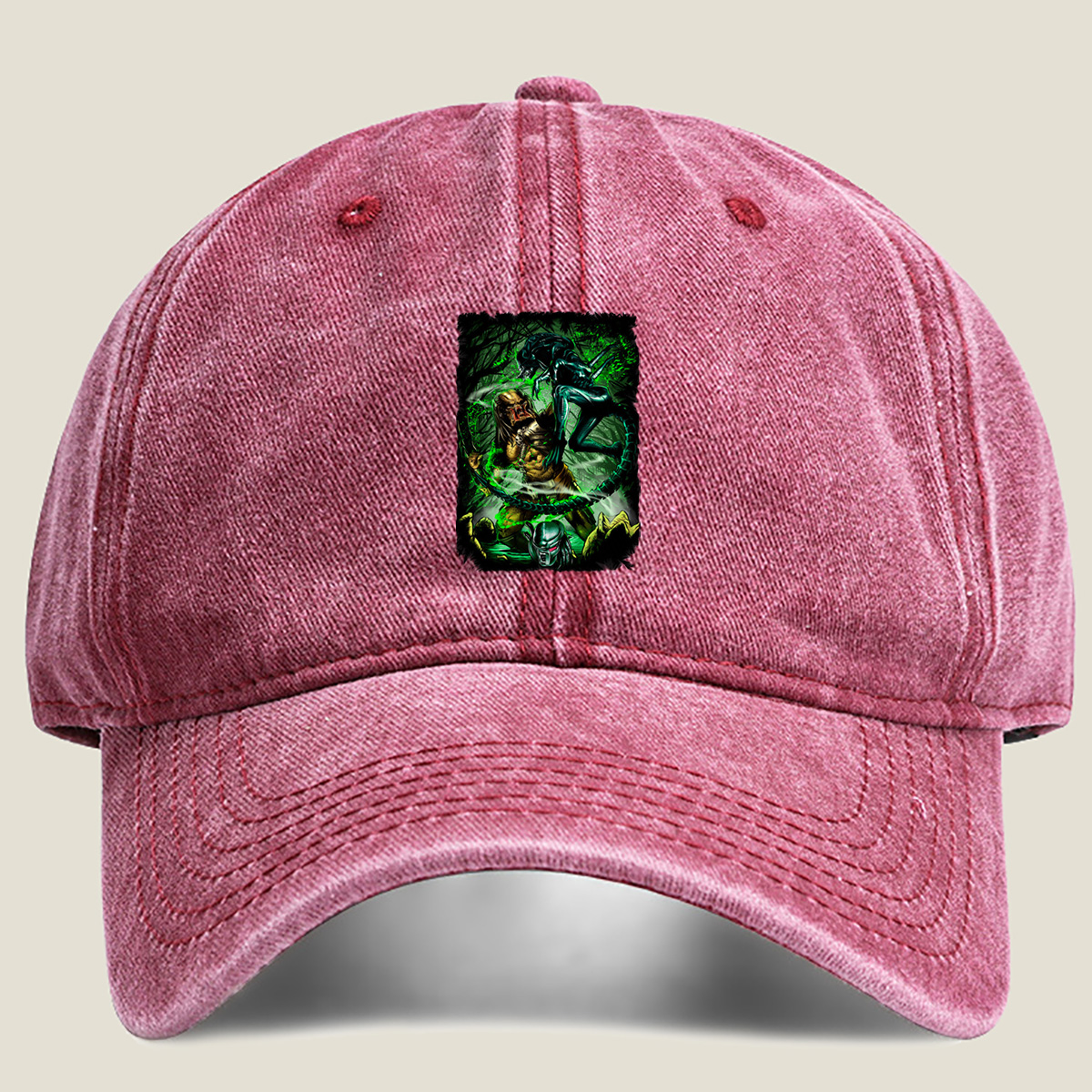 Aliens vs Predator: Xenomorph vs Yautja - Washed Denim - Baseball Cap