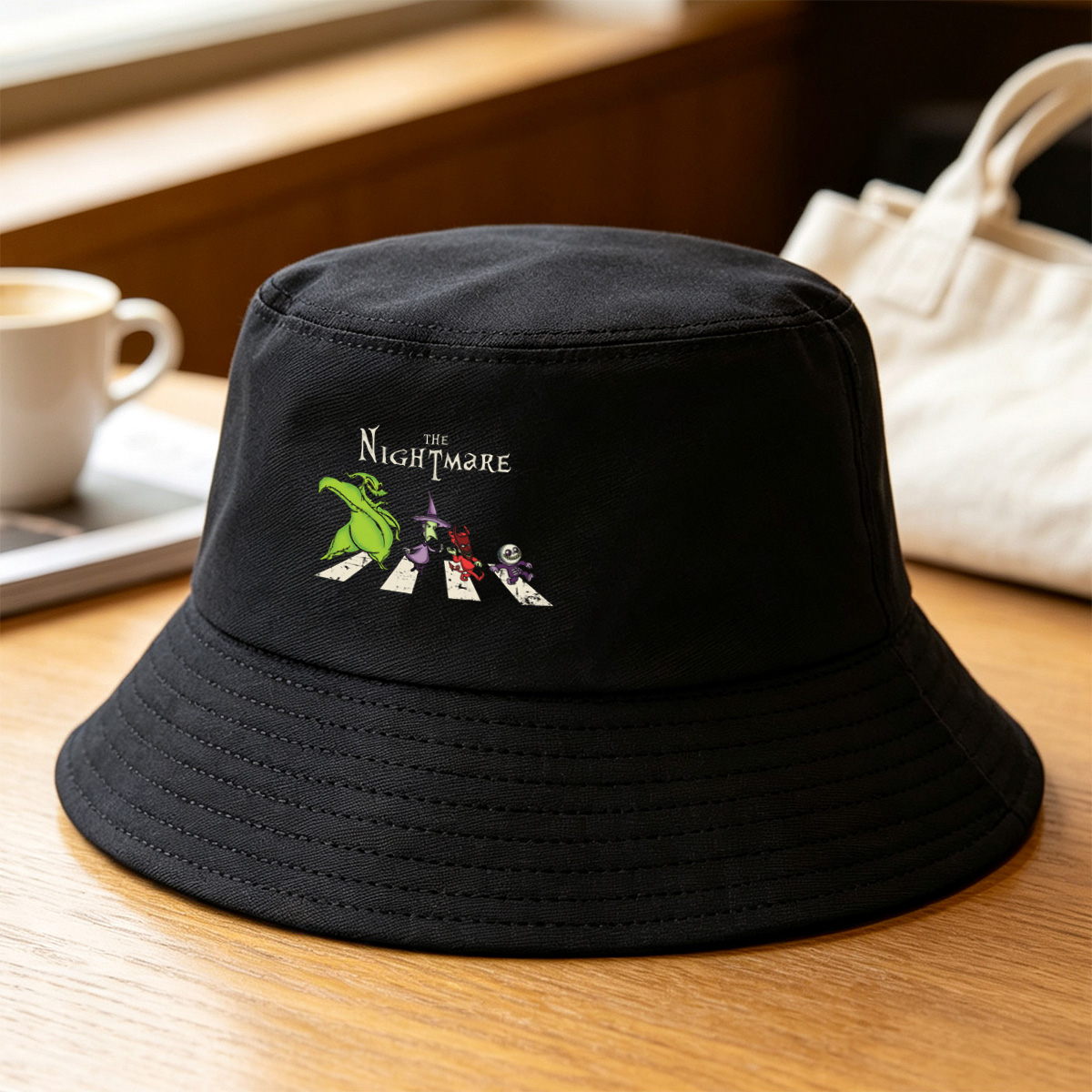 The Nightmare: Oogie Boogie, Witch, Devil, and Jack Skellington Crossing - Fisherman's Hat