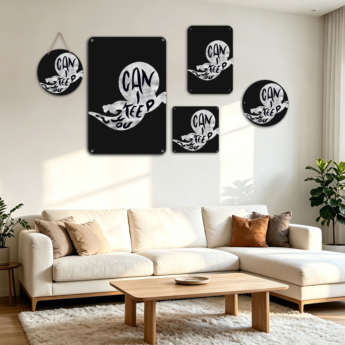 Can I Keep You - Ghostly Typography Art - painting