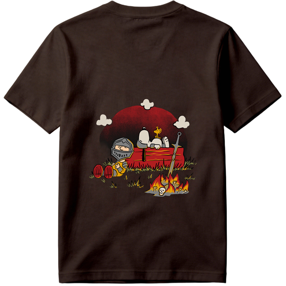 **Title:** Knight and Bone in the Moonlight - Tee