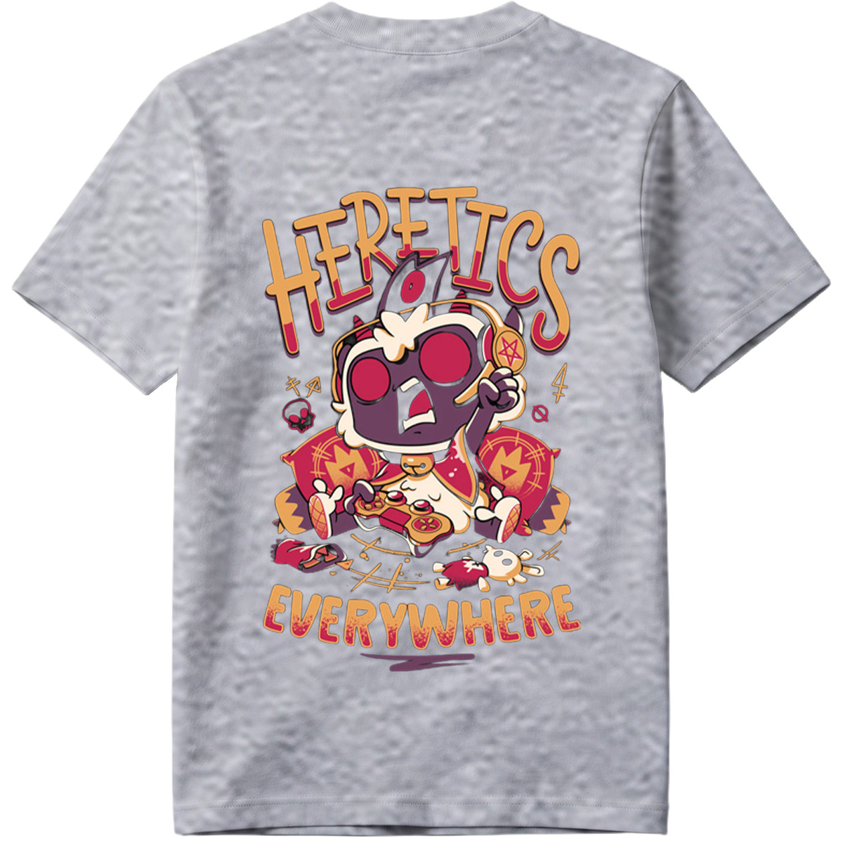 Heretics Everywhere: A Gaming Character Adventure - Tee