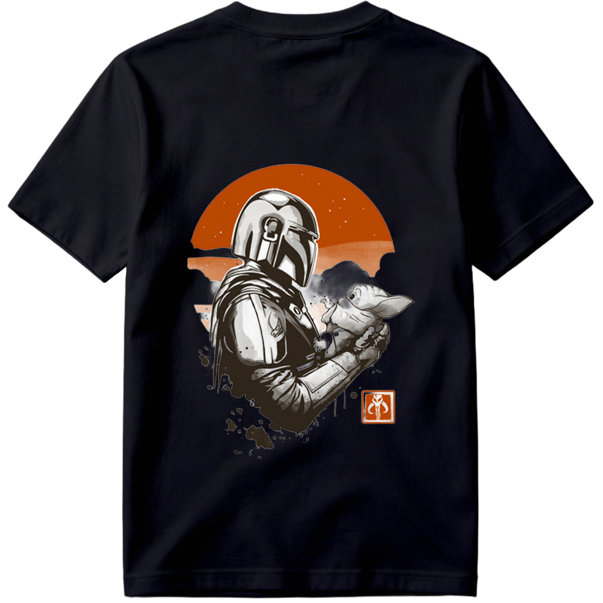 The Mandalorian and Grogu Under the Sunset - Tee