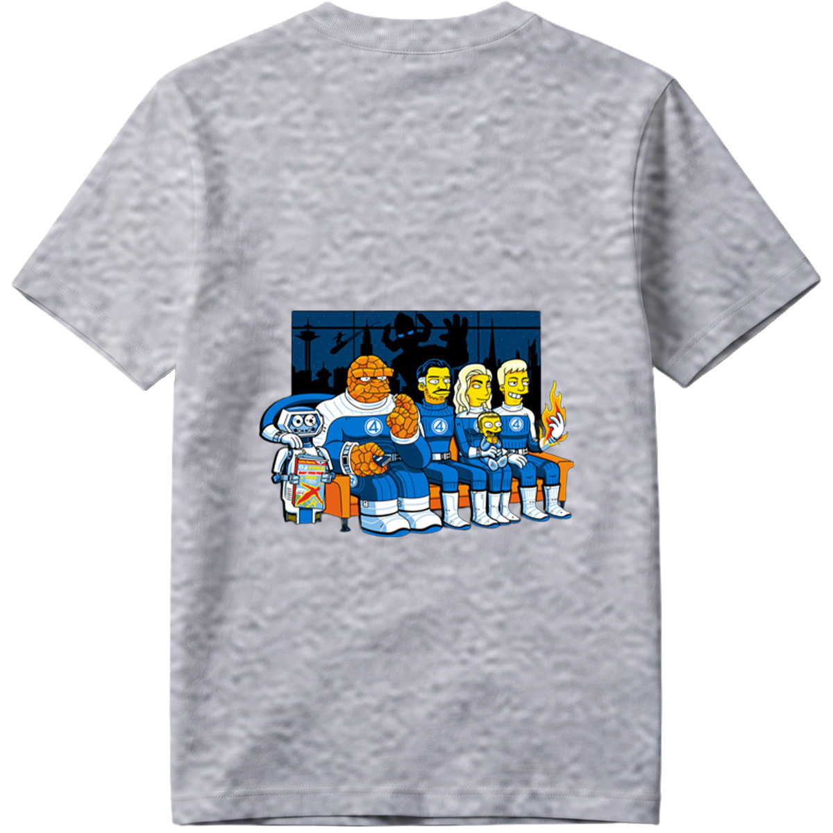 The Simpsons Meet the Fantastic Four - Tee