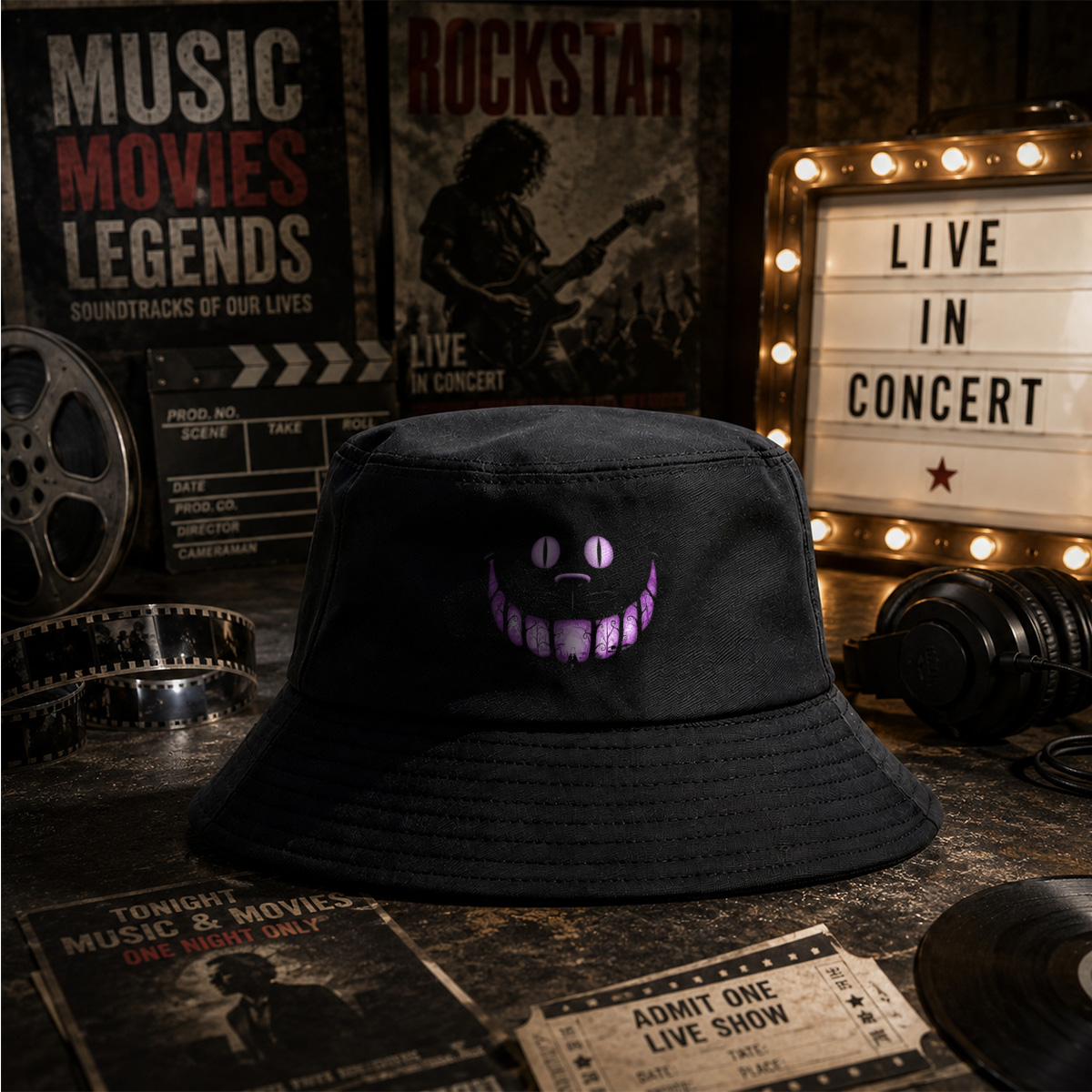 Alice in Wonderland: The Cheshire Cat's Enchanted Smile - Fisherman's Hat
