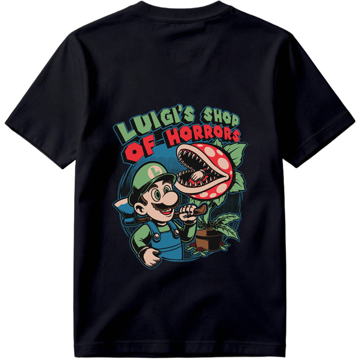 Luigi's Shop of Horrors: Luigi and Piranha Plant - Tee