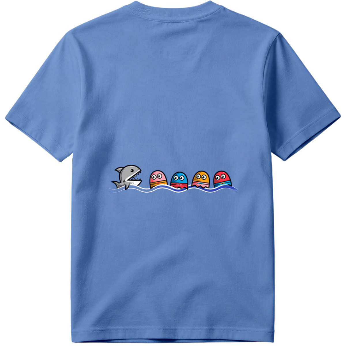 Pac-Man and the Shark - Tee