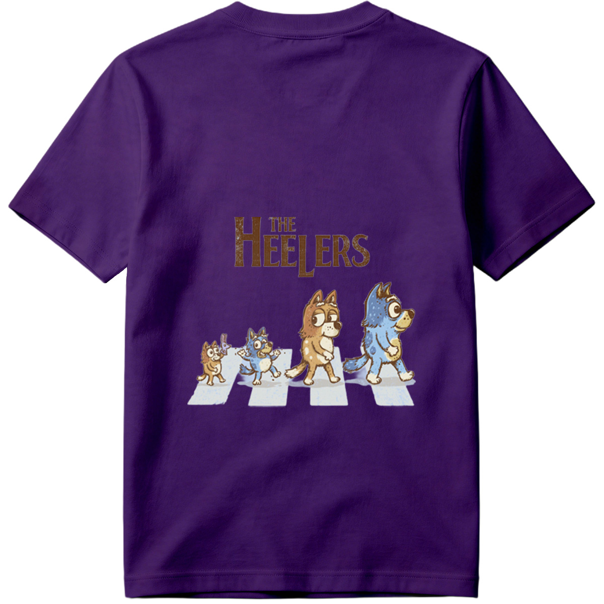The Heelers: Bluey, Bingo, Bandit, and Mum Dog - Tee