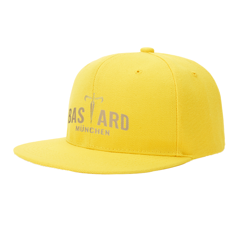 Flat Brim Baseball Cap Sword Logo BAS ARD MüNCHEN Streetwear Underground Skate Style for Basketball Courts Skate Parks Urban Lifestyle Skaters Rappers Streetwear Enthusiasts