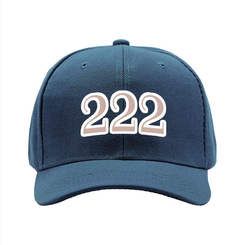 1pc New Baseball Cap with 222 Number Print Design Unisex Adjustable Hat for Outdoor Activities and Casual Wear Suitable for Adults and Teens
