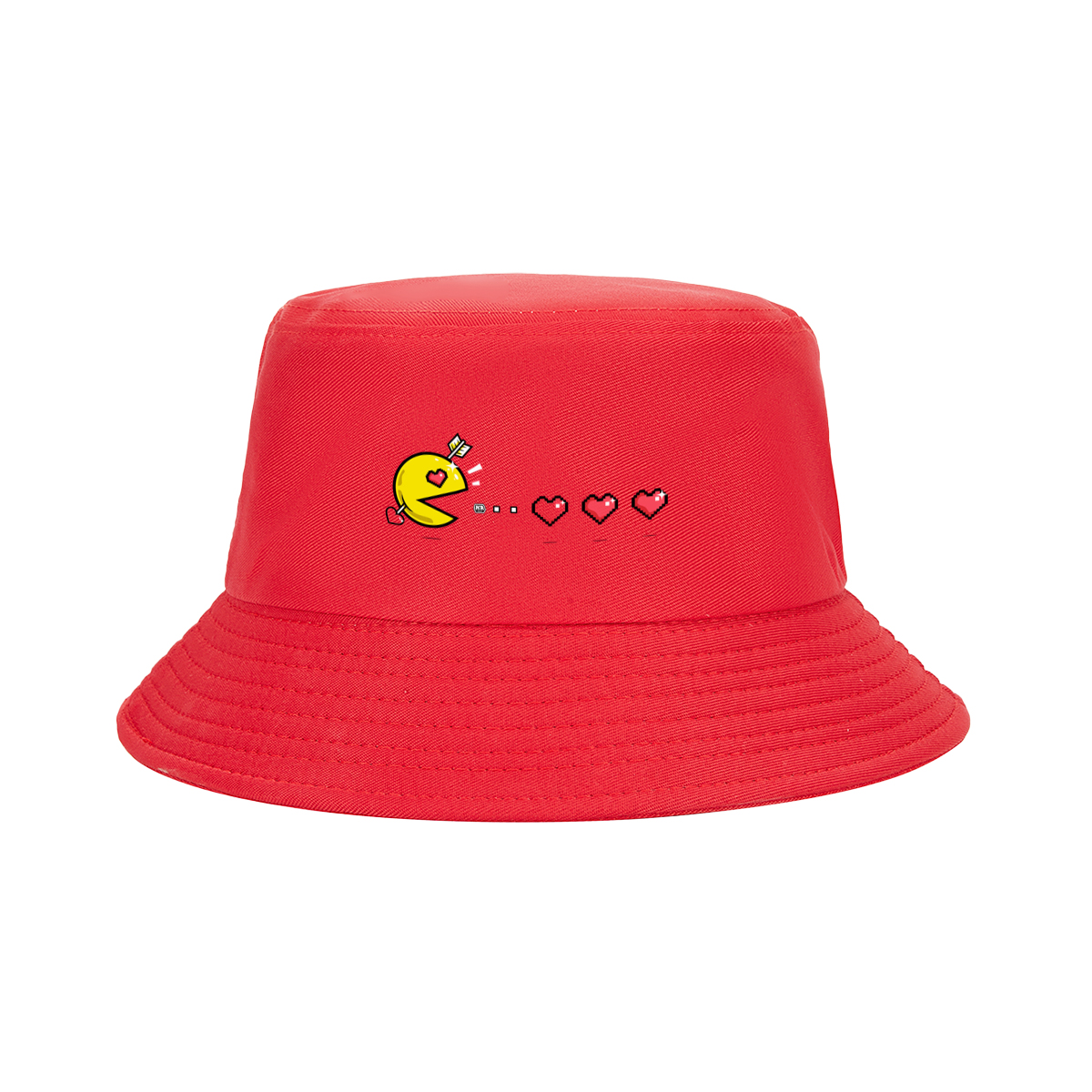 Pac-Man Loves Hearts - Fisherman's Hat