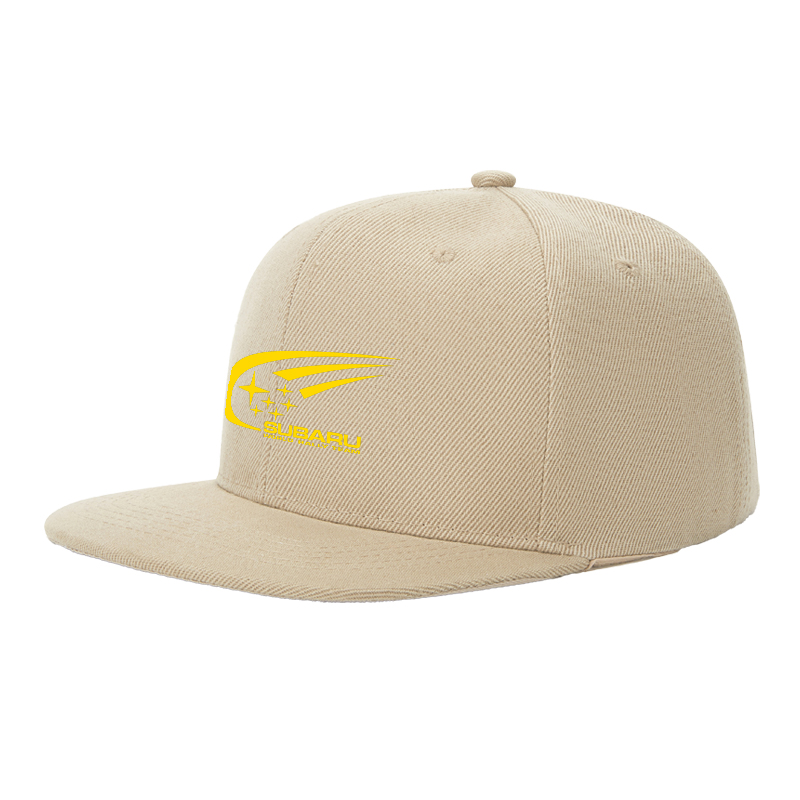 Flat Brim Baseball Cap Subaru World Rally Team Logo Print Streetwear Underground Skate Style for Basketball Court Skate Park Urban Riders Racers and Street Culture Enthusiasts