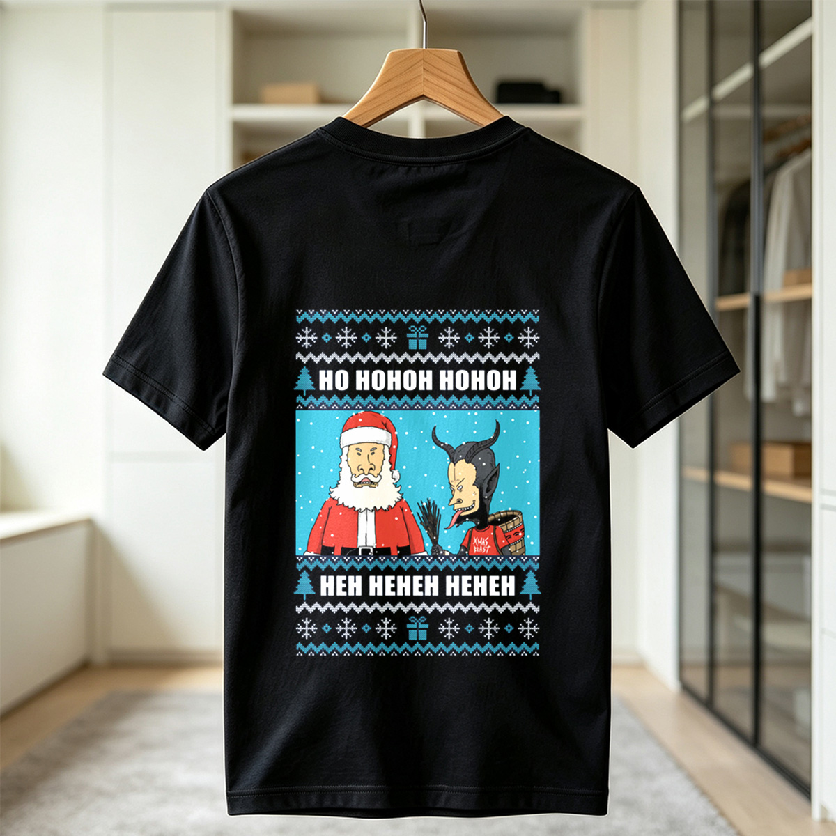 Santa and the Xmas Beast: Ho Ho Ho, Heh Heh Heh - Tee